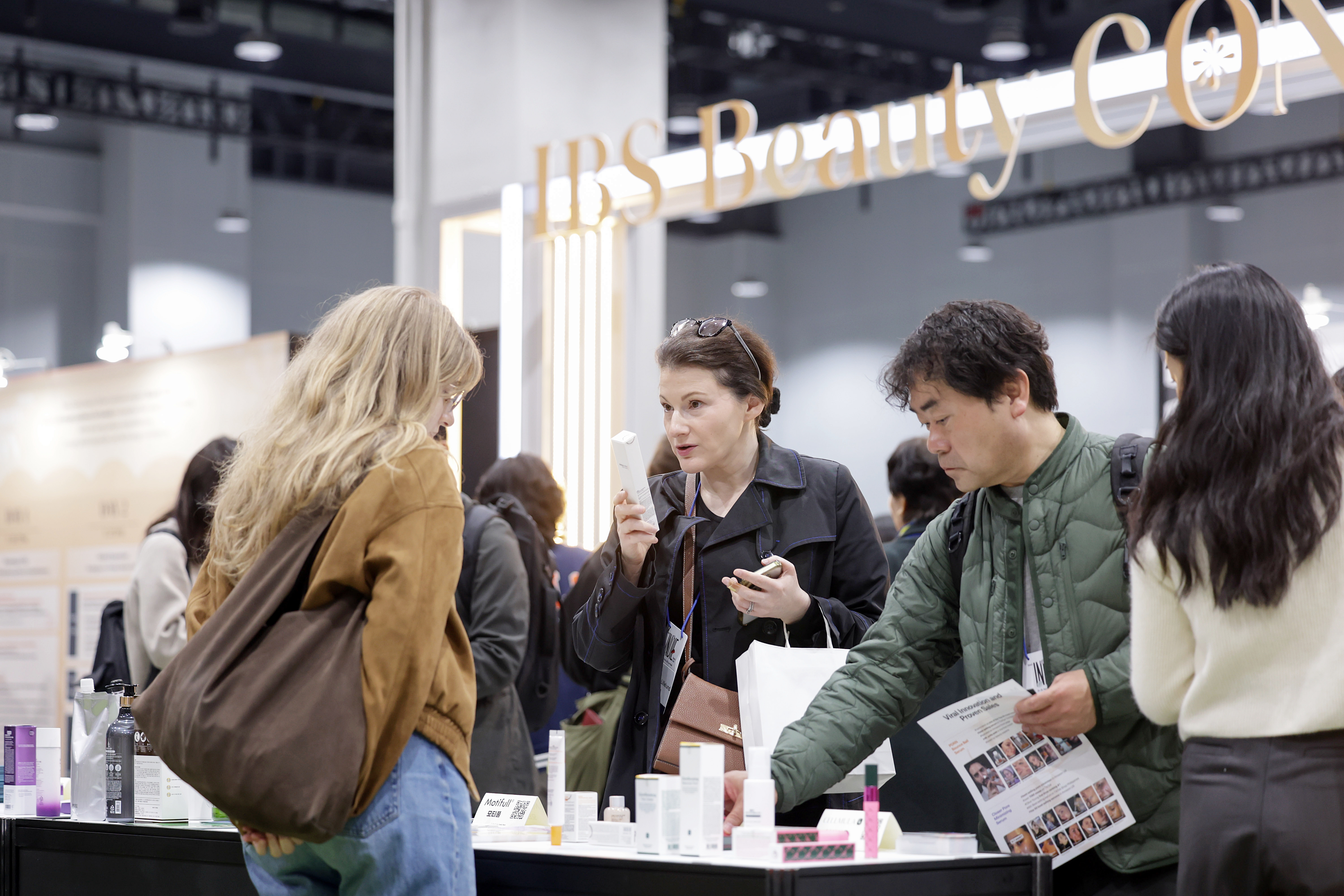 서울 인디뷰티쇼 전시장 전경