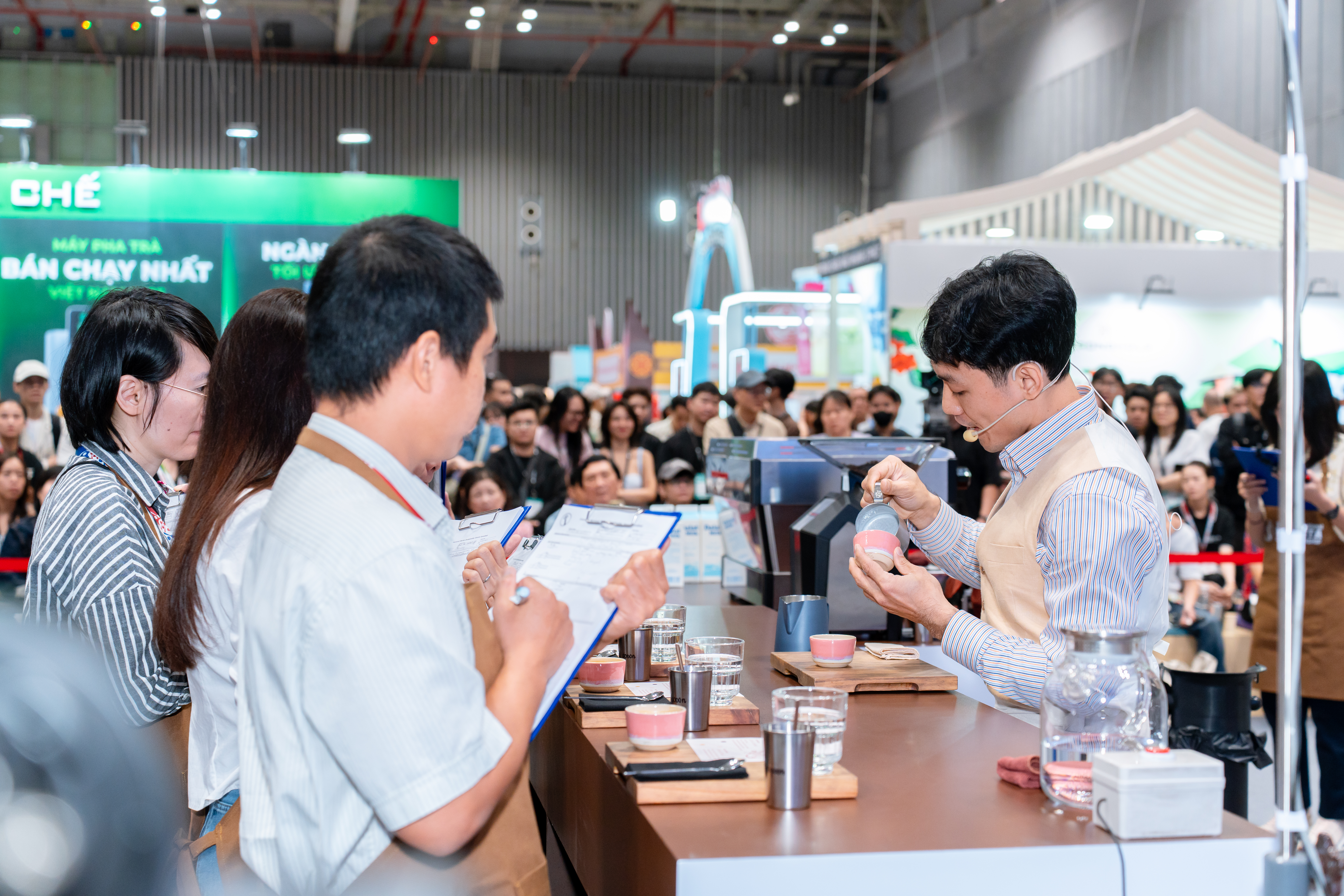 카페쇼 베트남 프로그램 현장